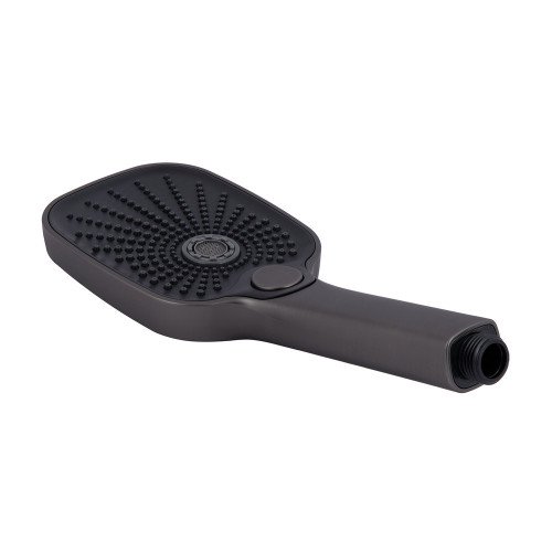 Смеситель для ванны Qtap Gemini (c душевым гарнитуром) QTGEM259GMB45684 Gunmetal Black PVD