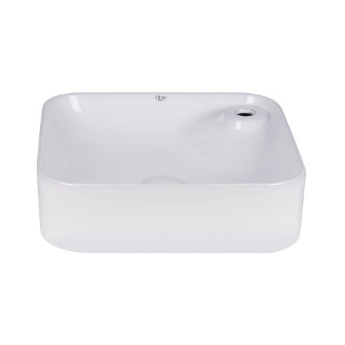 Раковина-чаша Qtap Stork 430x430x125 White с донным клапаном QT15112194W