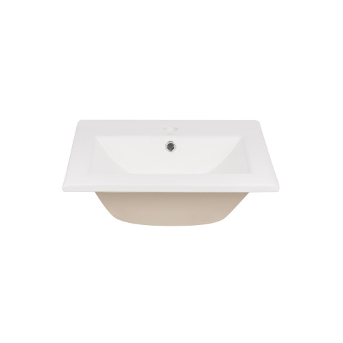 Раковина Qtap Stork 420x420x170 White з донним клапаном QT15116037W
