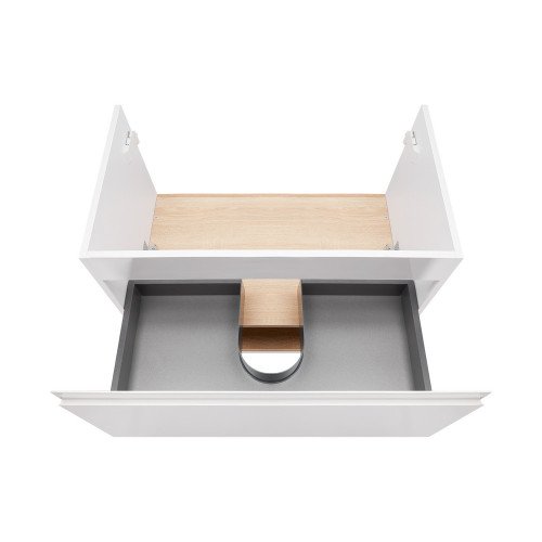 Тумба подвесная Qtap Robin 700х580х437 White/Whitish oak QT1374TPВ7001WWO