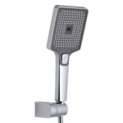 Змішувач для ванни Qtap Aries (з душовим гарнітуром) QTARI259CRM45559 Chrome