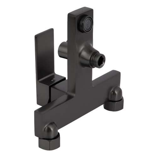 Смеситель для ванны Qtap Gemini (c душевым гарнитуром) QTGEM259GMB45684 Gunmetal Black PVD