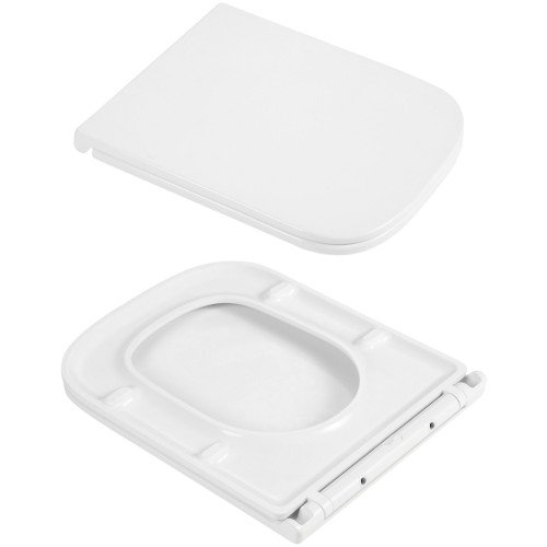 Унитаз подвесной Qtap Gemini Ultra Quiet 485×340×350 мм, White, с сиденьем Slim Duroplast / Soft-close / Quick Release QTTAU26W49119