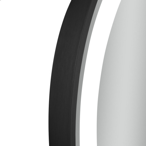 Зеркало Qtap Gemini 800х700 с LED-подсветкой Touch, с антизапотеванием, с диммером, рег. темп. цвета (3000-6500K) Reverse QT2578R8072B