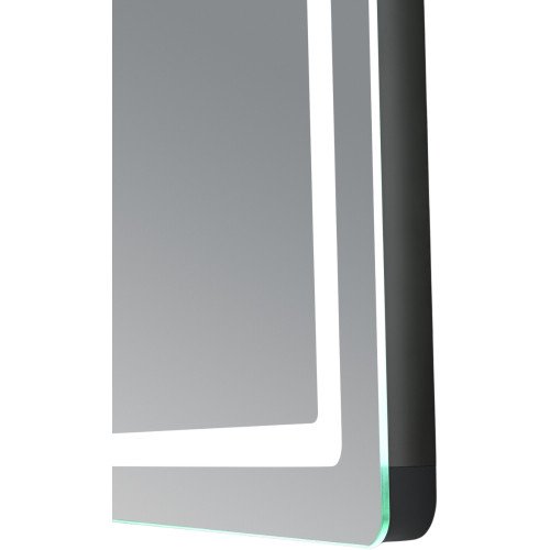 Зеркало Qtap Mideya (MI2) 800х600 с часами, с LED-подсветкой Touch, с антизапотеванием, диммером, рег. яркости QTMID80060049265