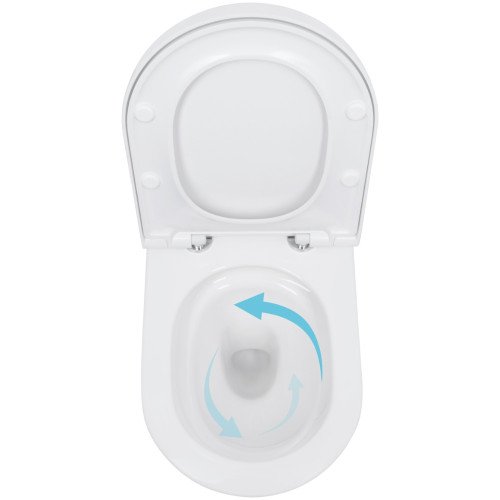 Унитаз подвесной Qtap Scorpio ML Ultra Quiet 520×365×365 мм, с сиденьем Soft-close MagLock, White QTSCOML26W49624