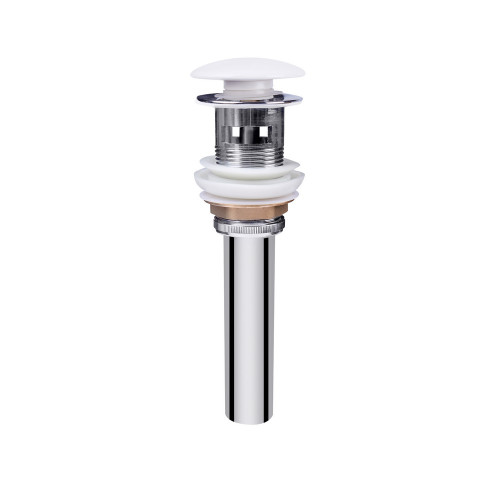Раковина Qtap Stork 565х475х180 White з донним клапаном QT1511L736W