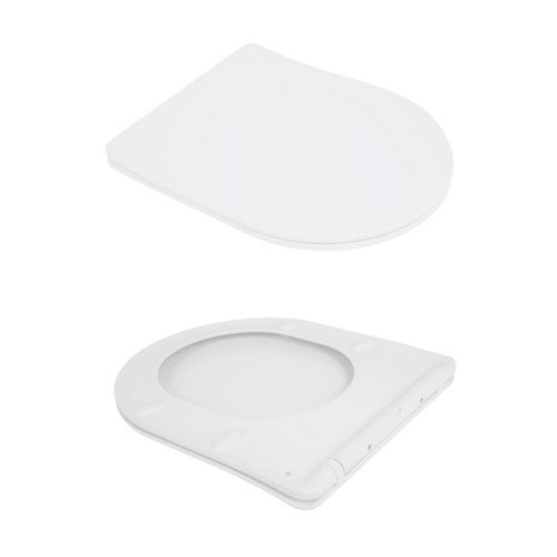 Унитаз подвесной Qtap Jay безободковый Ultra Quiet с сиденьем Soft-close QT07335177W