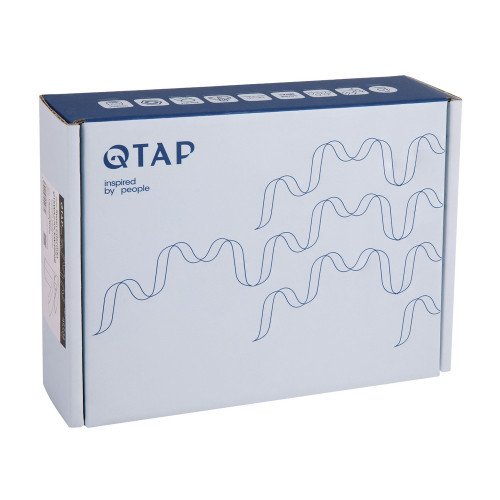 Смеситель для раковины Qtap Swan Cascada QTSWA270CRW45568 Chrome/White