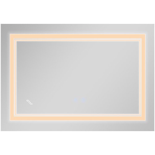 Зеркало Qtap Cardinal (CA1) 800х600 с LED-подсветкой Touch, с антизапотеванием, с диммером, рег. темп. цвета (3000-6500K) Reverse QT0478C8060