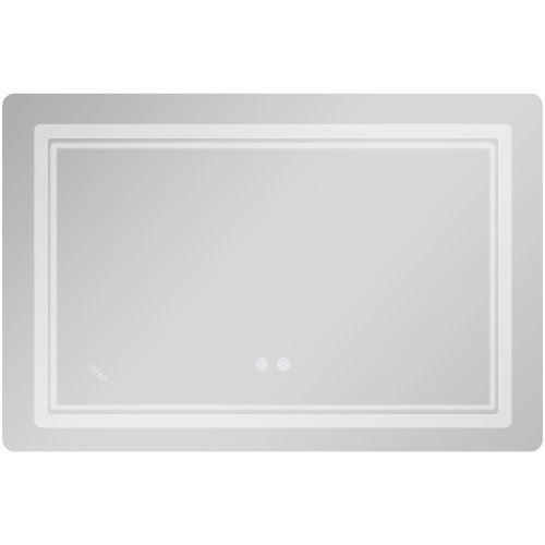 Зеркало Qtap Cardinal (CA2) 800х600 с LED-подсветкой Touch, с антизапотеванием, с диммером, рег. темп. цвета (3000-6500K) Reverse QT0478C806048457