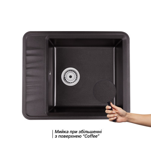 Кухонна мийка Qtap CS 6250 Coffee (QT6250COF551)