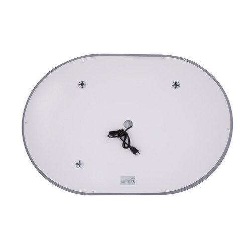 Зеркало Qtap Gemini 650х900 с LED-подсветкой Touch, с антизапотеванием, с диммером, рег. темп. цвета (3000-6500K) Reverse QT2578R6590