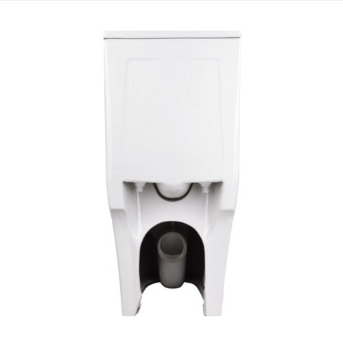 Унитаз-моноблок напольный Qtap Swan Ultra Quiet безободковый с сиденьем Soft-Close WHITE QT16226080AW
