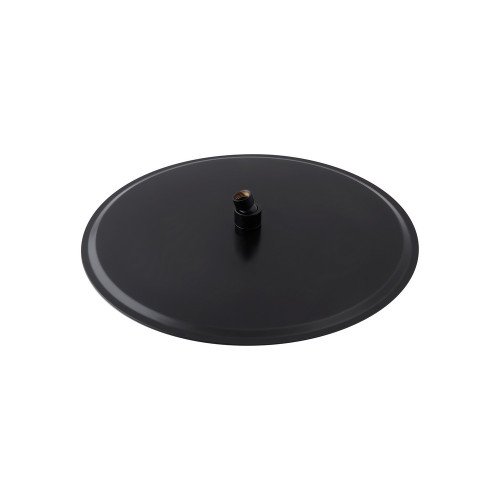 Лійка для верхнього душу Qtap Hlavova 400 мм округла QTHLAS400O1ZBB Black Matt