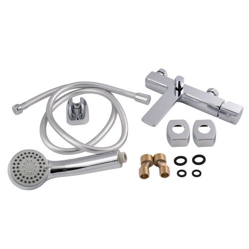 Змішувач для ванни Qtap Krychle 3052104GC