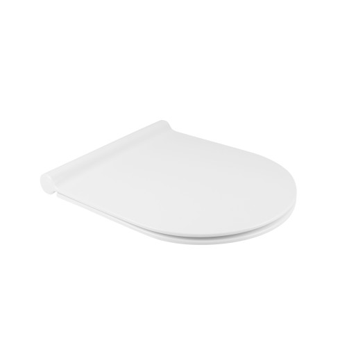 Унітаз-компакт Qtap Aquarius безобідковий з сідінням Soft-close QT2122C665PW