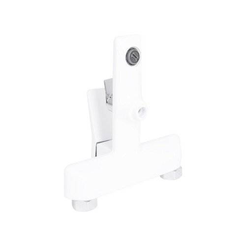 Смеситель для ванны Qtap Presto (c душевым гарнитуром) QTPRE259CRW45579 Chrome/White