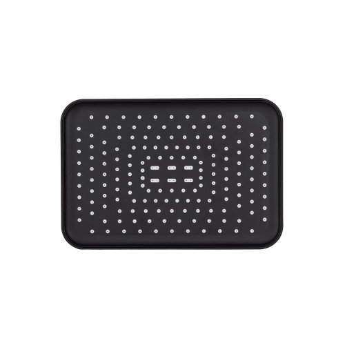 Лейка для верхнего душа Qtap Hlavova 260x180 мм прямоугольная QTHLA107BLM45786 Black Matt