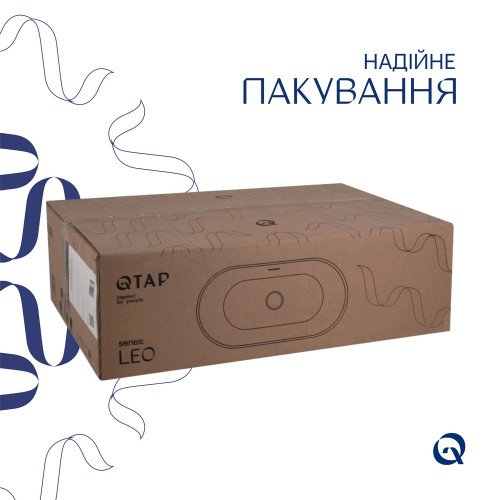 Раковина Qtap Leo 600x400x180 White QT11118014W