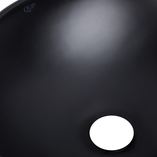 Раковина-чаша Qtap Dove 410х335х145 Matt black QT06116062AMB