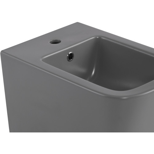 Биде подвесное Qtap Tern 520x350x330 мм, Stone grey QT17551303GSG