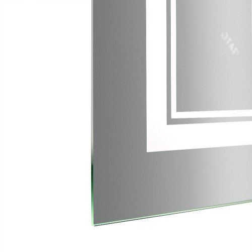 Дзеркало Qtap Cardinal (CA1) 800х600 з LED-підсвічуванням Touch, з антизапотіванням, з димером, рег. темп. кольору (3000-6500K) Reverse QT0478C8060