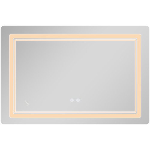 Зеркало Qtap Cardinal (CA2) 800х600 с LED-подсветкой Touch, с антизапотеванием, с диммером, рег. темп. цвета (3000-6500K) Reverse QT0478C806048457