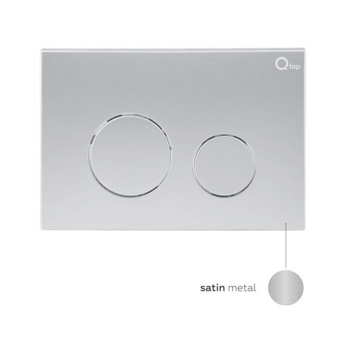 Готовое решение Qtap для ванной комнаты: подвесной унитаз  Swan Rimless + комплект инсталляции Nest 4 в 1 (круглая клавиша Satin)