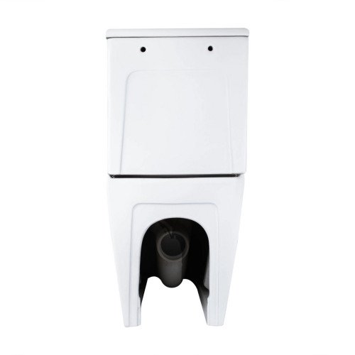 Унитаз напольный Qtap Vlasta Ultra Quiet безободковый с сиденьем Soft-close WHITE QT28228300W