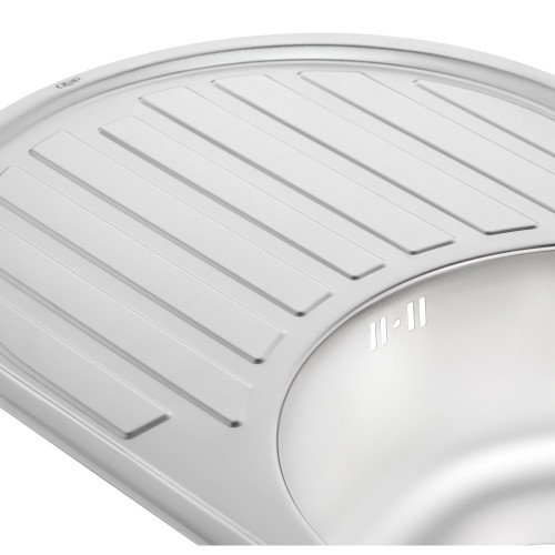 Кухонная мойка Qtap 7750 Satin 0,8 мм (QT7750SAT08)