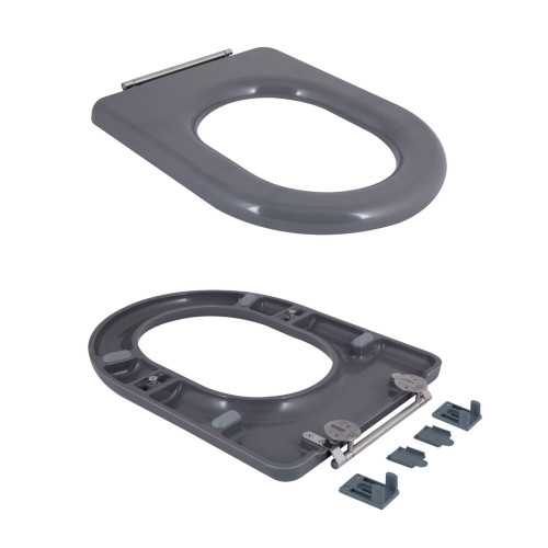 Унитаз напольный Qtap Freedom инклюзивный Rimless безободковый с сиденьем Soft-Close WHITE QT22226098W