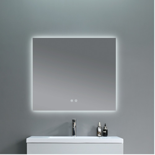Зеркало Qtap Taurus (TA1) 800×600 мм с LED-подсветкой Touch, с антизапотеванием, с диммером, рег. темп. цвета (3000-6500K) QTTAU8006004895