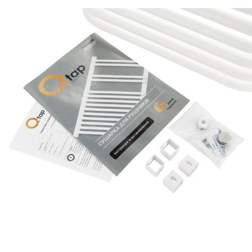 Полотенцесушитель водяной Qtap Glory (WHI) P10 550x500 HY