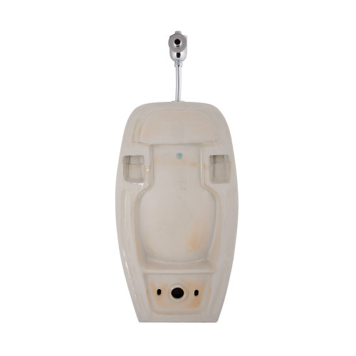 Писсуар подвесной Qtap Crow с краном-дозатором 390х330х660 White QT0588112HW