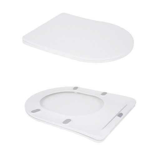 Унітаз підлоговий Qtap Grand Ultra Quiet безобідковий з сидінням Soft-close WHITE QT26228301W