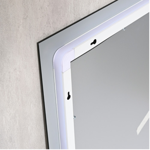 Зеркало Qtap Taurus (TA1) 800×700 мм с LED-подсветкой Touch, с антизапотеванием, с диммером, рег. темп. цвета (3000-6500K) QTTAU80070048954