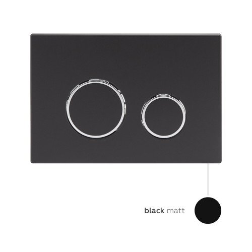 Готовое решение Qtap для ванной комнаты: подвесной унитаз  Swan Rimless + комплект инсталляции Nest 4 в 1 (круглая клавиша Black mat)