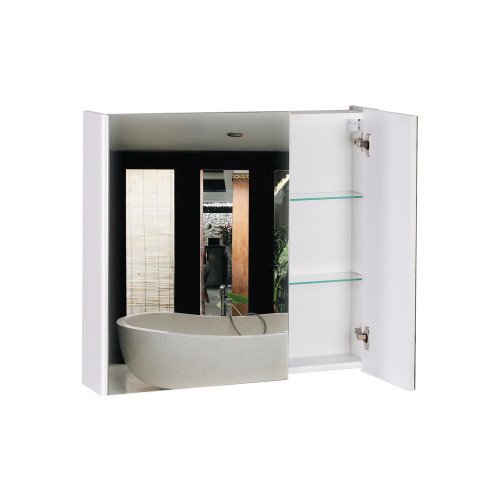 Зеркальный шкаф подвесной Qtap Scorpio QT1477ZP701W