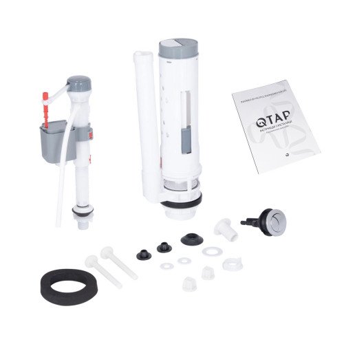 Унитаз напольный Qtap Grand Ultra Quiet безободковый с сиденьем Soft-close WHITE QT26228301W