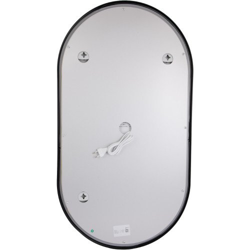 Зеркало Qtap Scorpio (SC1) с LED-подсветкой Touch, с антизапотеванием, с диммером, рег. темп. цвета (3000-6500K) Black QTSC500900