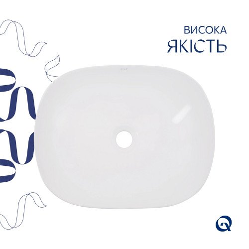 Раковина-чаша Qtap Aquarius 465x375x120 White QT21116302W