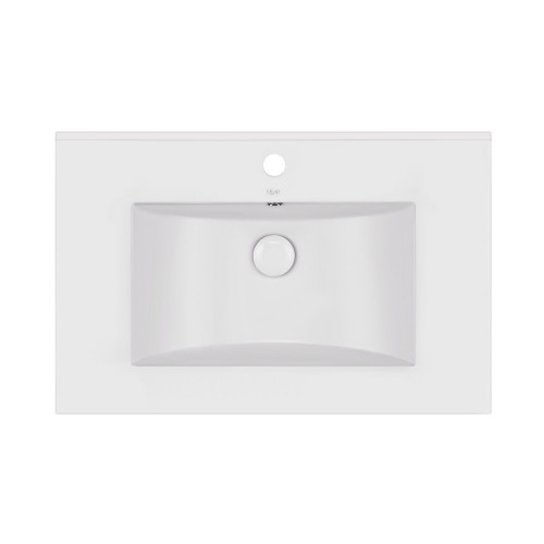 Комплект Qtap Scorpio 710х825х460 Graphite тумба напольная + раковина врезная QT1471TNВ7023070CG