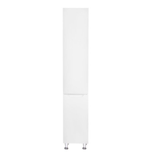 Пенал підлоговий Qtap Scorpio 350х1900х300 White з кошиком для білизни QT1475PN1901KRW