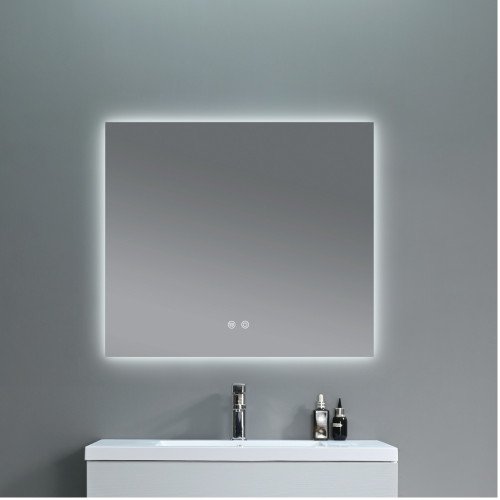 Зеркало Qtap Taurus (TA1) 1000×800 мм с LED-подсветкой Touch, с антизапотеванием, с диммером, рег. темп. цвета (3000-6500K) QTTAU100080048956
