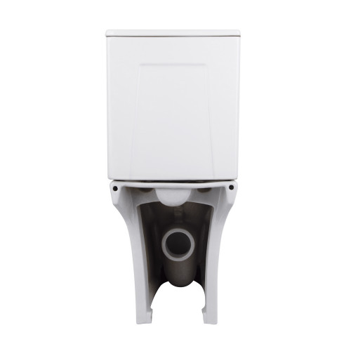 Унитаз-компакт Qtap Presto безободковый с сиденьем Soft-close QT24221217AW