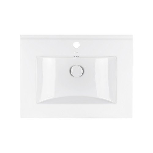 Комплект Qtap Tern 600х725х437 Matt black тумба підлогова + раковина урізна QT1771TNL6023060CMB