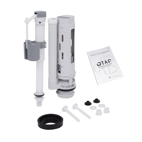 Унитаз-компакт Qtap Presto безободковый с сиденьем Soft-close QT24221217AW