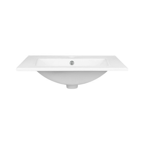 Комплект Qtap Tern 600х725х437 Matt black тумба напольная + раковина врезная QT1771TNL6023060CMB