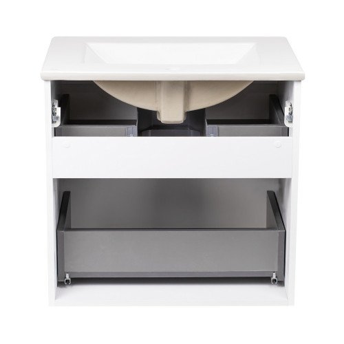 Тумба подвесная с умывальником Qtap Scorpio QT1472TPВ7013070CW